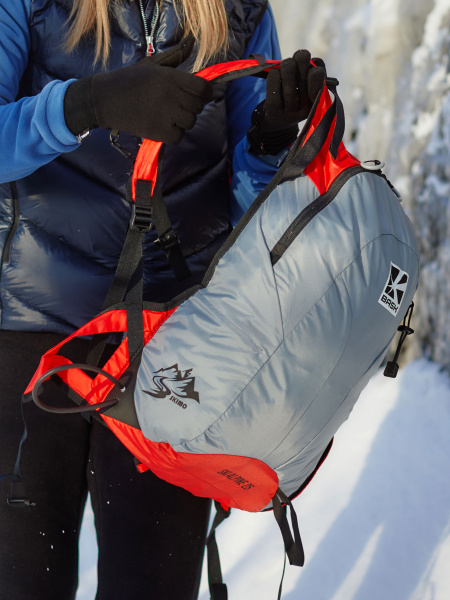 Рюкзак BASK Ski Alp Carrier 25 (Красный/Серый; 25 л)